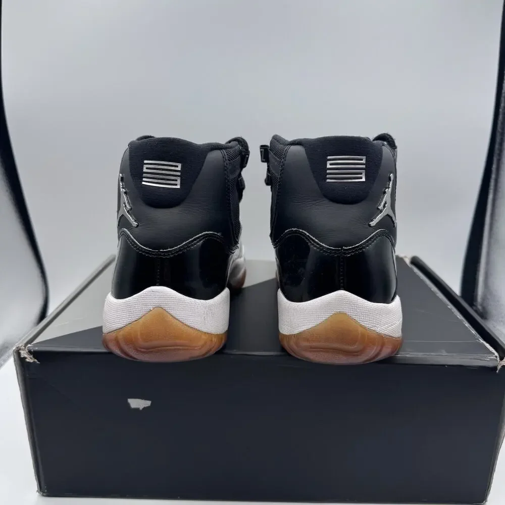 Jordan Air Jordan 11 Retro Men’s Black/White Patent Leather Sneakers CT8012-011